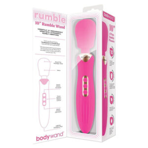 Bodywand RUMBLE WAND 10 Inch - Hot Pink 24 cm USB Rechargeable Massage Wand Global Shipping Bodywand RUMBLE WAND 10 Inch – Hot Pink 24 cm USB Rechargeable Massage Wand