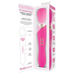 Bodywand RUMBLE WAND 12 Inch – Hot Pink – Hot Pink 30 cm USB Rechargeable Massage Wand