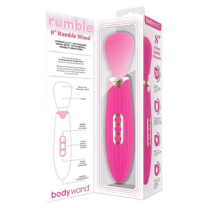 Bodywand RUMBLE WAND 8 Inch - Hot Pink 20.3 cm USB Rechargeable Massage Wand Global Shipping Bodywand RUMBLE WAND 8 Inch – Hot Pink 20.3 cm USB Rechargeable Massage Wand