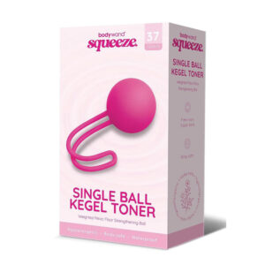 Bodywand Squeeze Single Ball Kegel Toner - Pink Kegel Ball - 37 grams Global Shipping Bodywand Squeeze Single Ball Kegel Toner – Pink Kegel Ball – 37 grams