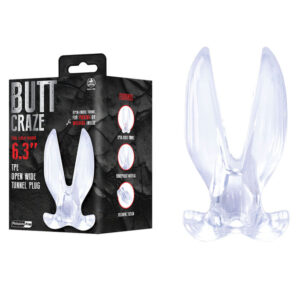 Butt Craze - Clear 16 cm Gaping Butt Plug Global Shipping