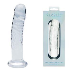 Clarity – Seraphic Rapture – Clear 17.8 cm Glass Dildo