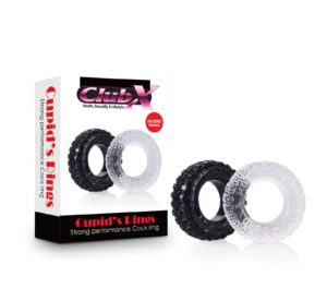 Club X Cupids Rings 2 Pack