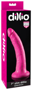 Dillio 7 inches Slim Dildo Global Shipping Dillio 7 inches Slim Dildo