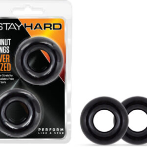 Donut Rings Oversized (Black) Global Shipping