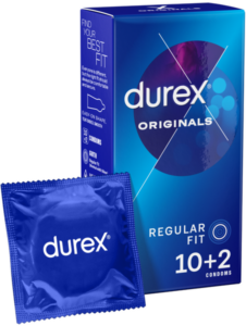 Durex Originals Latex Condoms 10s 2 Free