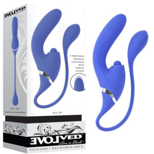 Evolved ALL IN – Purple USB Recahrgeable Triple Stimulating Vibrator
