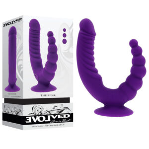 Evolved THE RIDER - Purple USB Rechargeable Double Ended Vibrator with Wireless Remote Global Shipping Evolved THE RIDER – Purple USB Rechargeable Double Ended Vibrator with Wireless Remote