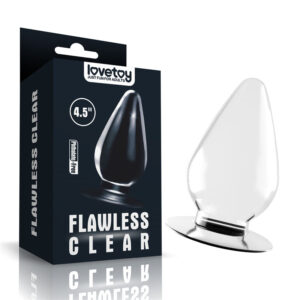 Flawless Clear Anal Plug 4.5”