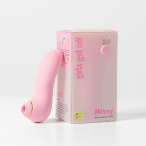 Girls Get Off – Missy – Pink USB Rechargeable Air Pulse Clitoral Stimulator
