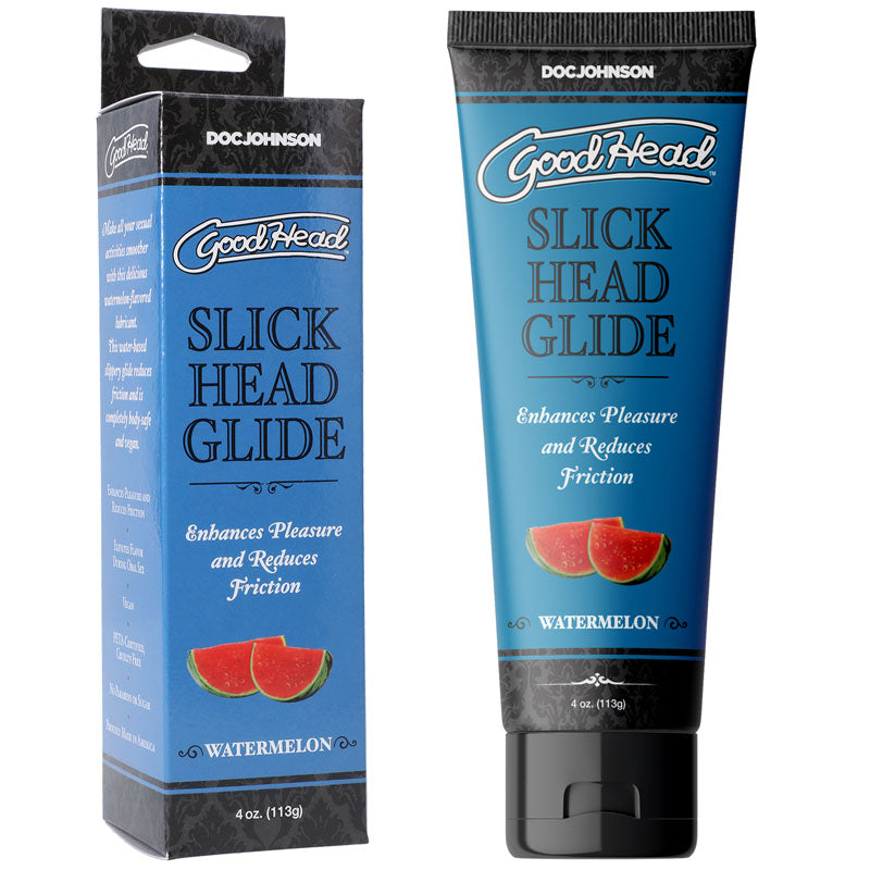 GoodHead Slick Head Glide - Watermelon - Watermelon Flavoured Lubricant - 120 ml Tube Global Shipping