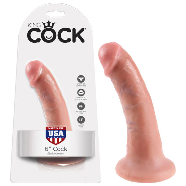 King Cock 6'' Cock Global Shipping