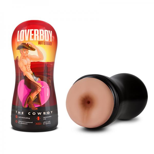 Loverboy The Cowboy Self-lubricating Anal Stroker Beige on FRISCOES (Adult Toys Online Store) Global Shipping