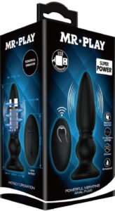 Mr Play Powerful Vibrating Anal Plug (Black)