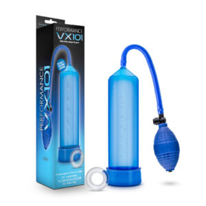Performance VX101 Male Enhancement Pump Blue Global Shipping