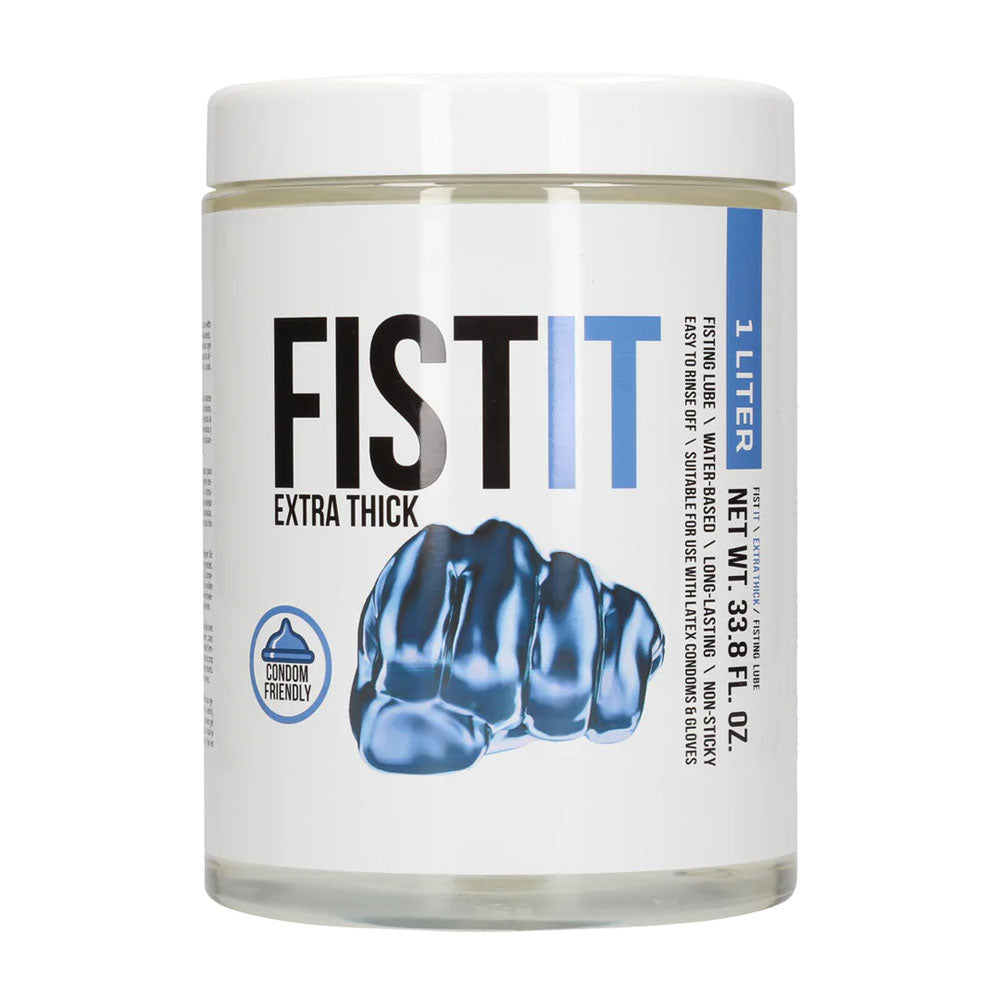 Pharmquests Fist-It Extra Thick - Thick Water Based Lubricant - 1000 ml Tub Global Shipping