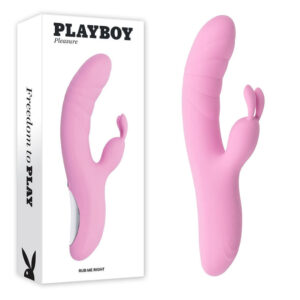 Playboy Pleasure RUB ME RIGHT - Pink 23.2 cm USB Rechargeable Thrusting Rabbit Vibrator Global Shipping Playboy Pleasure RUB ME RIGHT – Pink 23.2 cm USB Rechargeable Thrusting Rabbit Vibrator