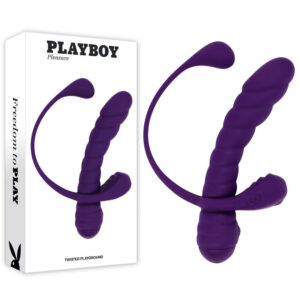 Playboy Pleasure TWISTED PLAYGROUND - Purple USB Rechargeable Vibrator and Cock Ring Kit Global Shipping Playboy Pleasure TWISTED PLAYGROUND – Purple USB Rechargeable Vibrator and Cock Ring Kit