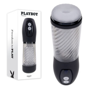 Playboy Pleasure WHIRLWIND - Clear USB Rechargeable Thrusting and Spinning Auto Stroker Global Shipping Playboy Pleasure WHIRLWIND – Clear USB Rechargeable Thrusting and Spinning Auto Stroker