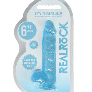 Realrock Realistic Dildo with Balls - 6" / 15 cm Global Shipping