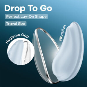 Satisfyer Drop To Go – Blue – Blue USB Rechargeable Clitoral Stimulator