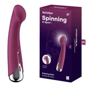 Satisfyer Spinning G-Spot 1 – Red – Red 16.5 cm USB Rechargeable Rotating Vibrator