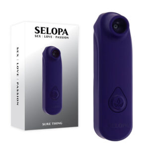 Selopa SURE THING - Black Vibrating & Sucking Stimulator Global Shipping