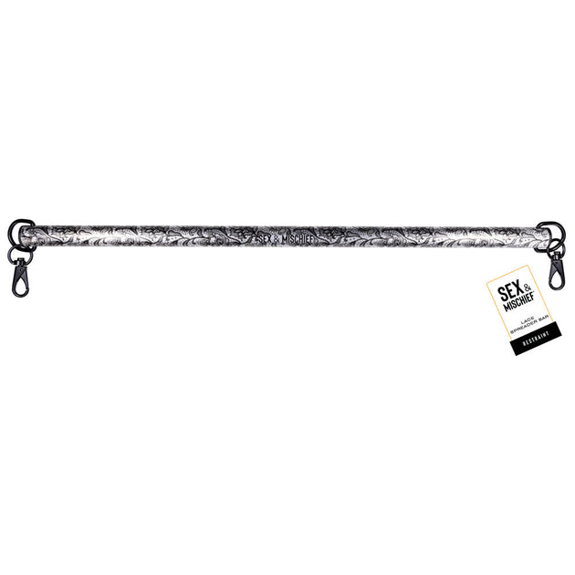 Sex & Mischief Lace Spreader Bar - Aluminium Restraint Bar Global Shipping