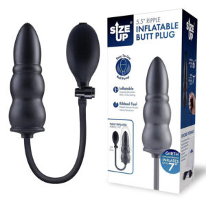 Size Up 5.5 Inch Ripple Inflatable Butt Plug - Black 15.2 cm Inflatable Butt Plug Global Shipping Size Up 5.5 Inch Ripple Inflatable Butt Plug – Black 15.2 cm Inflatable Butt Plug