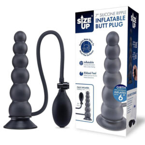 Size Up 7 Inch Ripple Inflatable Butt Plug - Black 20.3 cm Inflatable Butt Plug Global Shipping Size Up 7 Inch Ripple Inflatable Butt Plug – Black 20.3 cm Inflatable Butt Plug