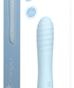 Soft By Playful Posh - Rechargeable Vibrator Blue Global Shipping