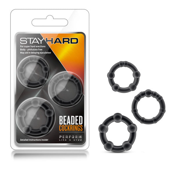Stay Hard Beaded Cockrings Global Shipping