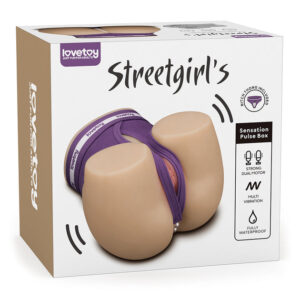 Streetgirls Dual Motor Sensation Pulse – Flesh USB Rechargeable Vibrating Masturbator