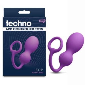 Techno – Bop – Purple USB Rechargeable Vibrating Kegel Exerciser with App Contol