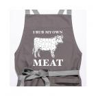 Twisted Wares I Rub My Own Meat Apron Global Shipping