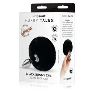 WhipSmart Furry Tales Black Bunny Tail - Metal 6.3 cm Butt Plug with Black Bunny Tail Global Shipping WhipSmart Furry Tales Black Bunny Tail – Metal 6.3 cm Butt Plug with Black Bunny Tail